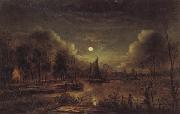 Moonlit River Aert van der Neer